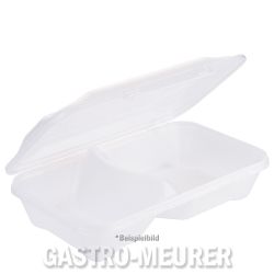 WE*TURN Menüschale GN 1/4 Food Box  mit einem Fach, 23 x 23,5 x 9,5 cm, weiß 1180/140